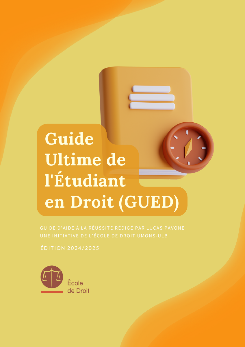 Couverture du GUED, édition 2024–2025