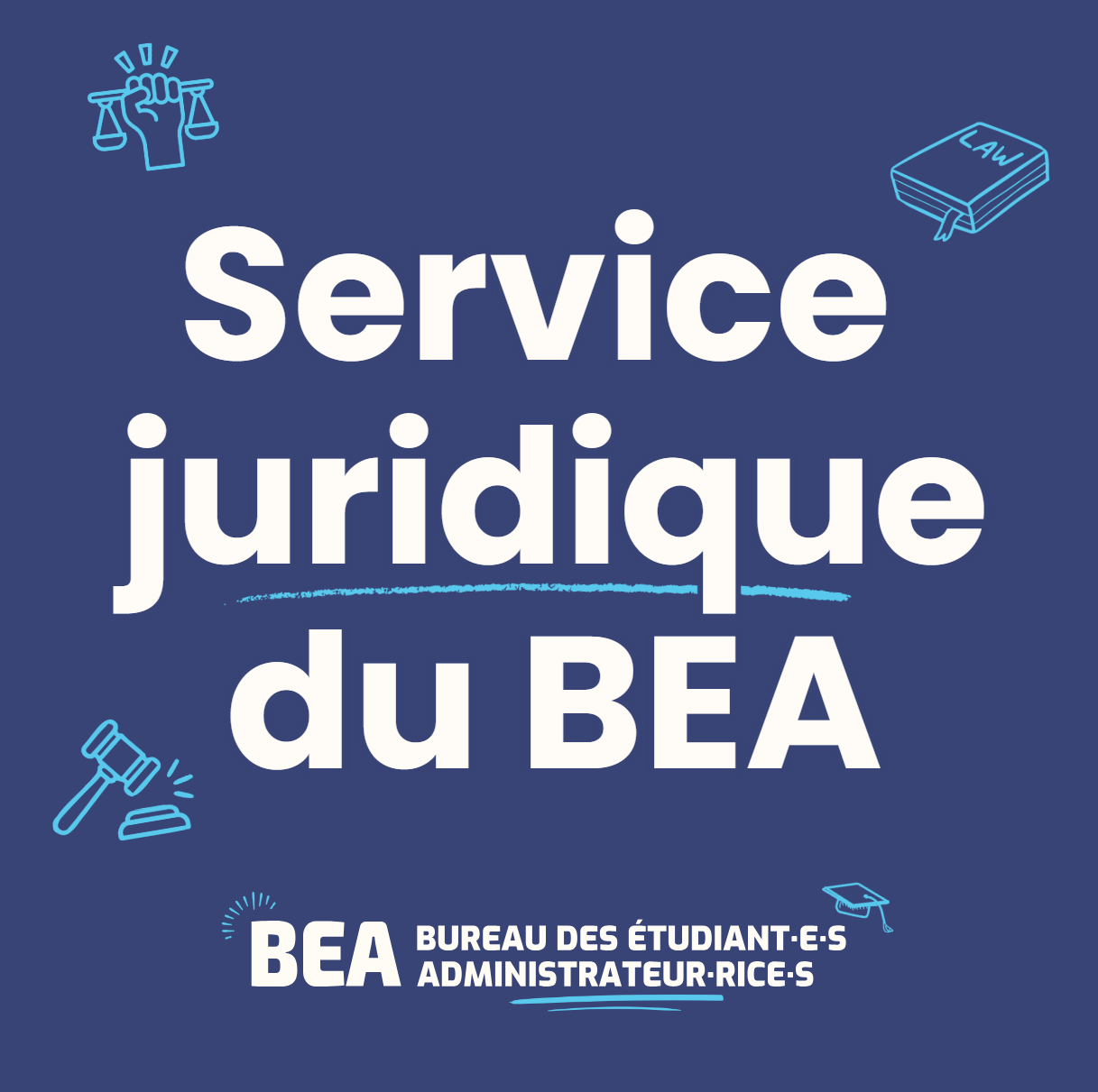 Visuel du service juridique du BEA