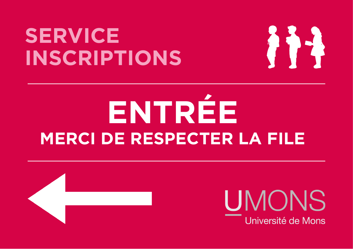 Signalétique UMONS — entrée